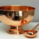 gelas dan bowl tembaga (2)